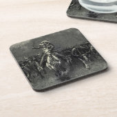 ヴィンテージカウボーイズ、Frederic Remingtonによるスタンピード コースター (左側)