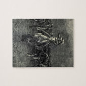 ヴィンテージカウボーイズ、Frederic Remingtonによるスタンピード ジグソーパズル (横)