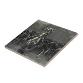 ヴィンテージカウボーイズ、Frederic Remingtonによるスタンピード タイル (側面)