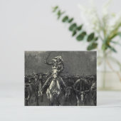 ヴィンテージカウボーイズ、Frederic Remingtonによるスタンピード ポストカード (スタンド正面)