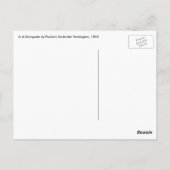 ヴィンテージカウボーイズ、Frederic Remingtonによるスタンピード ポストカード (裏面)