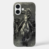 ヴィンテージカウボーイズ、Frederic Remingtonによるスタンピード Case-Mate iPhoneケース (裏面)