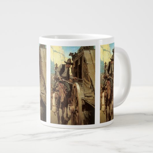 ヴィンテージカウボーイズ、NCワイエスの見事な違法行為 ジャンボコーヒーマグカップ (正面右)