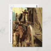 ヴィンテージカウボーイズ、NCワイエスの見事な違法行為 ポストカード (正面/裏面)