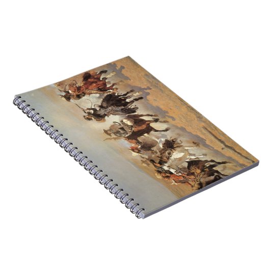 ヴィンテージカウボーイズ、Remingtonによる木材のためのダッシュ ノートブック (右側)