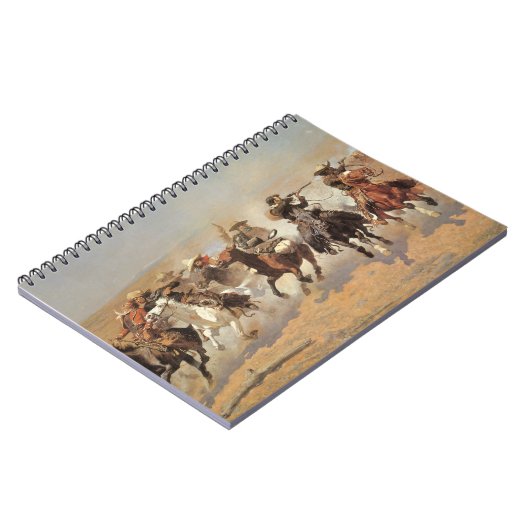 ヴィンテージカウボーイズ、Remingtonによる木材のためのダッシュ ノートブック (左側)