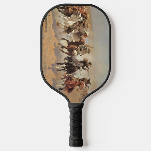 ヴィンテージカウボーイズ、Remingtonによる木材のためのダッシュ ピックルボールラケット (正面)