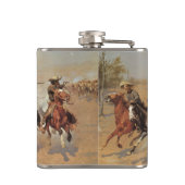 ヴィンテージカウボーイズ、Remingtonによる木材のためのダッシュ フラスク (裏面)