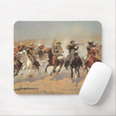 ヴィンテージカウボーイズ、Remingtonによる木材のためのダッシュ マウスパッド (マウス)
