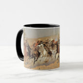 ヴィンテージカウボーイズ、Remingtonによる木材のためのダッシュ マグカップ (正面左)