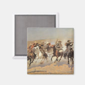 ヴィンテージカウボーイズ、Remingtonによる木材のためのダッシュ マグネット (正面/裏面)