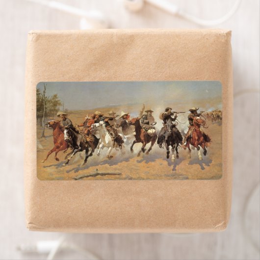 ヴィンテージカウボーイズ、Remingtonによる木材のためのダッシュ ラベル (インサイチュ)