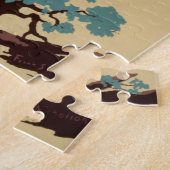 ヴィンテージカウボーイズAmerican Western Art WPAポスター ジグソーパズル (側面)