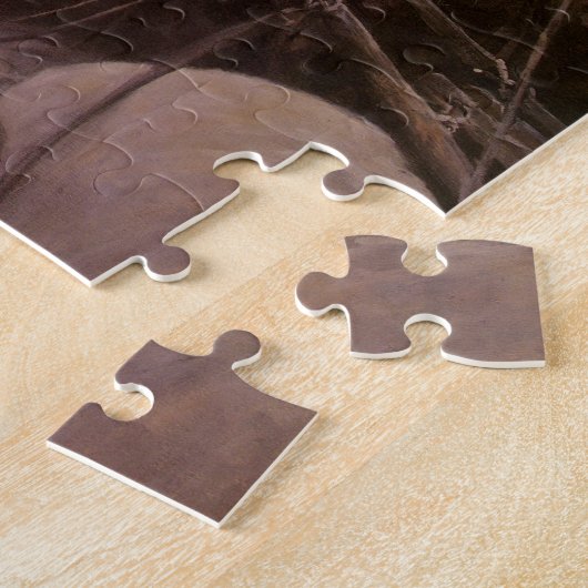 ヴィンテージカウボーイズNCワイエスでキャニオンでホールドアップ ジグソーパズル (側面)