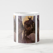 ヴィンテージカウボーイズNCワイエスでキャニオンでホールドアップ ジャンボコーヒーマグカップ (正面)