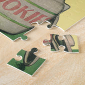 ヴィンテージカウボーイトイガンハンドインザクッキージャー ジグソーパズル (側面)