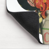 ヴィンテージカウボーイトイガンハンドインザクッキージャー マウスパッド (コーナー)