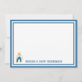 ヴィンテージカウボーイフラットサンキューカード サンキューカード (裏面)