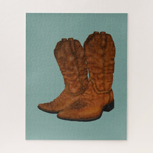 ヴィンテージカウボーイブーツ ジグソーパズル (縦)