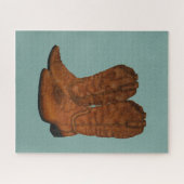 ヴィンテージカウボーイブーツ ジグソーパズル (横)