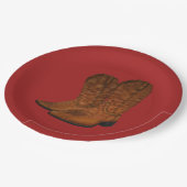 ヴィンテージカウボーイブーツ ペーパープレート (アングル)