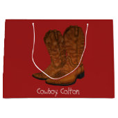 ヴィンテージカウボーイブーツ ラージペーパーバッグ (正面)