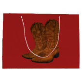 ヴィンテージカウボーイブーツ ラージペーパーバッグ (裏面)