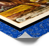 ヴィンテージカウボーイ映画Under the Western Stars Poste ポスター (角)