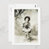 ヴィンテージカウボーイ1900年頃 ポストカード (正面/裏面)