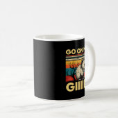 ヴィンテージカウボーイ＋オポッサム 楽しい git ウエスタン コーヒーマグカップ (正面右)
