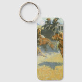 ヴィンテージカウボーイ、ニチのリーダーを倒すレミントン キーホルダー (正面)