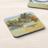 ヴィンテージカウボーイ、ニチのリーダーを倒すレミントン コースター (左側)