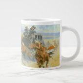 ヴィンテージカウボーイ、ニチのリーダーを倒すレミントン ジャンボコーヒーマグカップ (右)