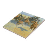 ヴィンテージカウボーイ、ニチのリーダーを倒すレミントン タイル (側面)