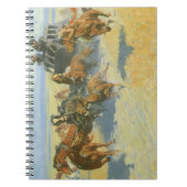 ヴィンテージカウボーイ、ニチのリーダーを倒すレミントン ノートブック (正面)