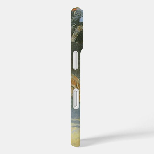 ヴィンテージカウボーイ、ニチのリーダーを倒すレミントン Case-Mate iPhoneケース (裏面 / 右)