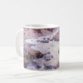 ヴィンテージカウボーイ、パンニング金ゴールド、ワイオミングby Leigh コーヒーマグカップ (正面左)