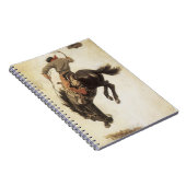 ヴィンテージカウボーイ、ブロンコバスター勉強by NC Wyeth ノートブック (右側)