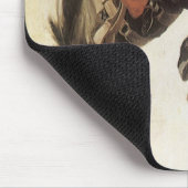 ヴィンテージカウボーイ、ブロンコバスター勉強by NC Wyeth マウスパッド (コーナー)