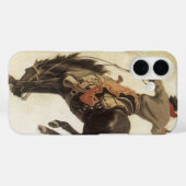 ヴィンテージカウボーイ、ブロンコバスター勉強by NC Wyeth Case-Mate iPhoneケース (裏面 (横))