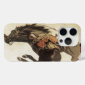 ヴィンテージカウボーイ、ブロンコバスター勉強by NC Wyeth Case-Mate iPhoneケース (裏面 (横))