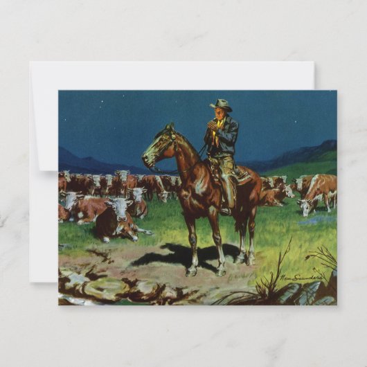 ヴィンテージカウボーイ、農業キャトルランチャーオンザファーム (正面)