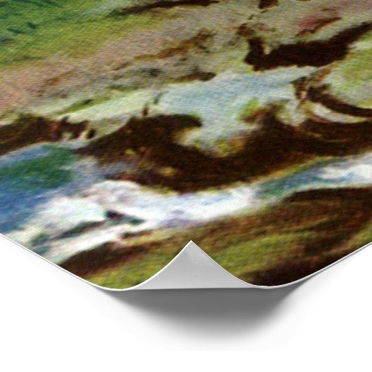 ヴィンテージカウボーイ、農業キャトルランチャーオンザファーム ポスター (角)