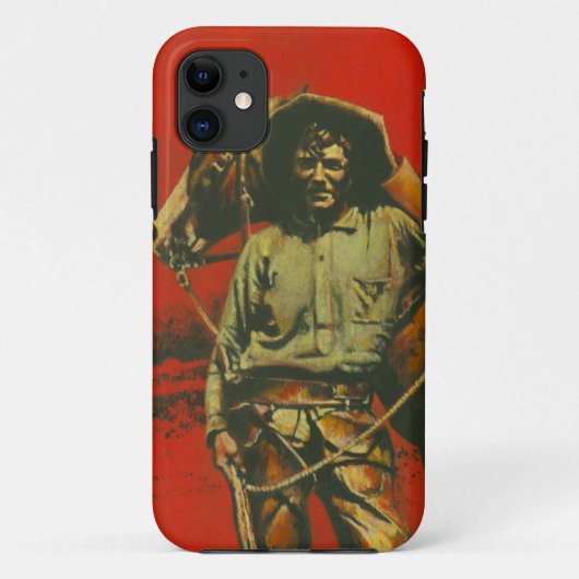 ヴィンテージカウボーイiPhone 5ケースメイトKolly There Case-Mate iPhoneケース (裏面)