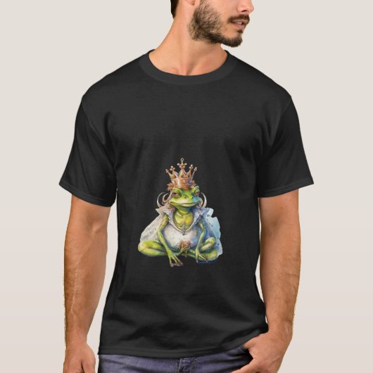 ヴィンテージカエルカエルおとぎ話カエルカエル動物カエル Tシャツ (正面)