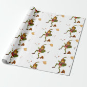 ヴィンテージカエル包み紙 ラッピングペーパー (アンロールド)