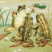 ヴィンテージカエル年賀状 シーズンカード