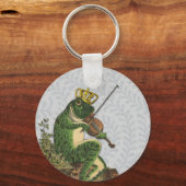 ヴィンテージカエル魅力的王子 キーホルダー (正面)