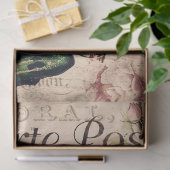 ヴィンテージカエル&バタフライフランスのフローラ 薄葉紙 (ギフト)