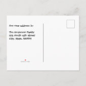 ヴィンテージカエル&リリーパッドニューホーム 案内ポストカード (裏面)